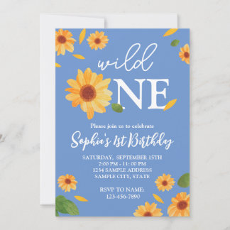 Un girasol silvestre - Invitación a la fiesta de c