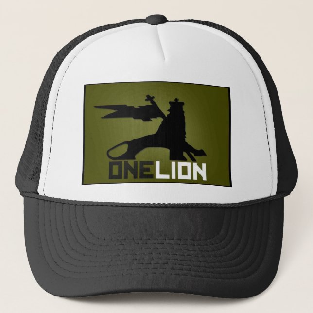 UN gorra del LOGOTIPO del LEÓN (Anverso)