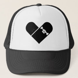 Un gorra del patinador del amor