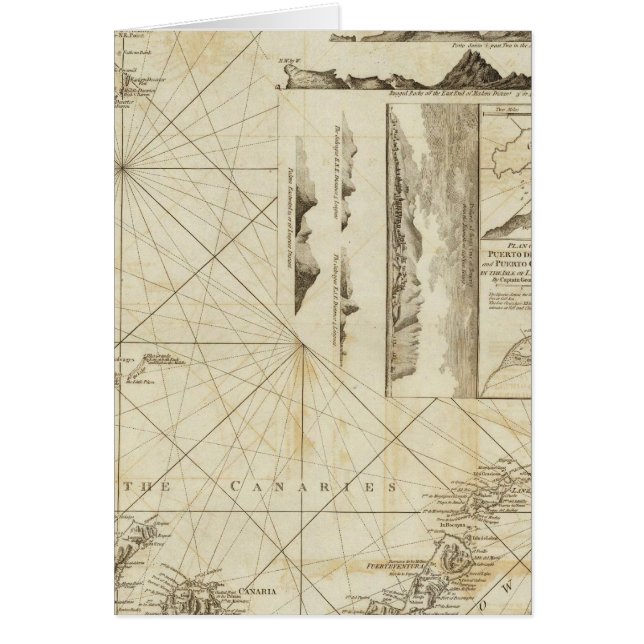 Un gráfico de las Maderas y las Islas Canarias (Frente)