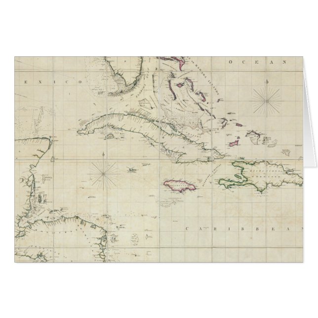 Un gráfico general de las Indias Occidentales (Anverso (Horizontal))
