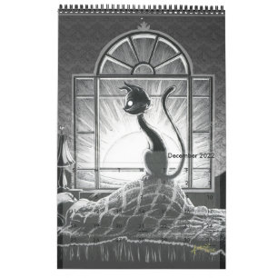 Un gran calendario del año de Boo Kitty
