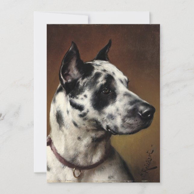 Un gran danés | Carl Reichert (Anverso)