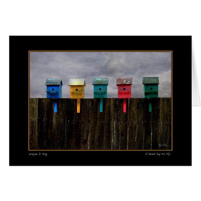 Un gran día para volar - Tarjeta (Anverso (Horizontal))