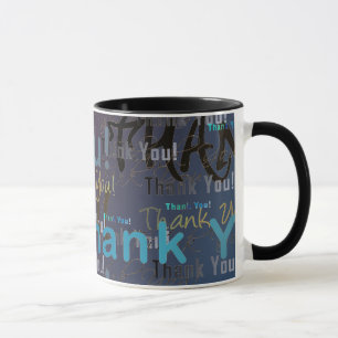Un gran grande LE AGRADECE taza de café/taza