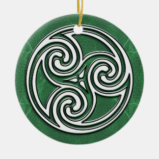 Un gran ornamento céltico o irlandés de la foto