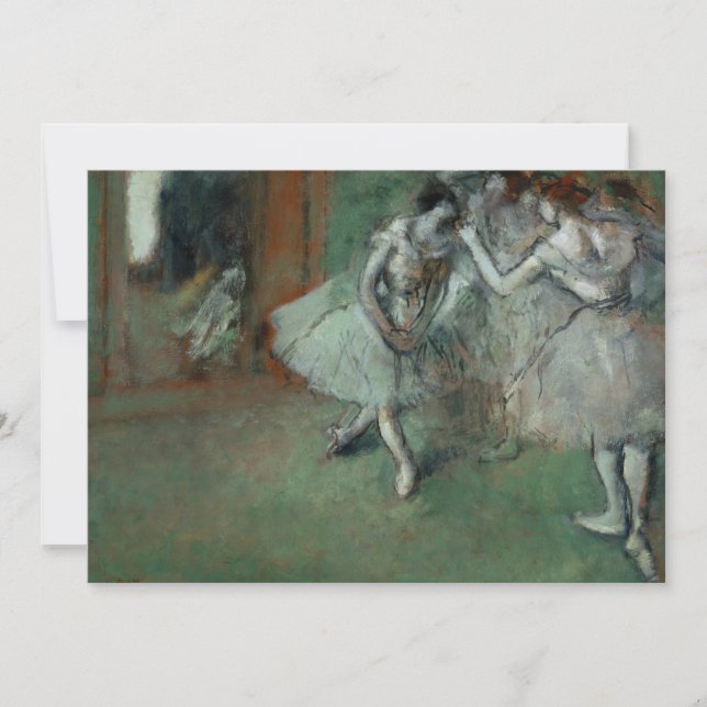 Un grupo de bailarines | Edgar Degas (Anverso)