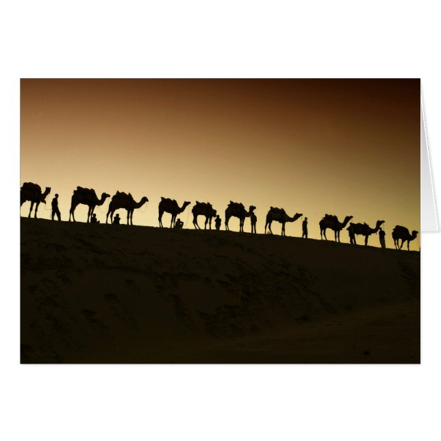 Un grupo de pastores de camellos con sus camellos (Anverso (Horizontal))