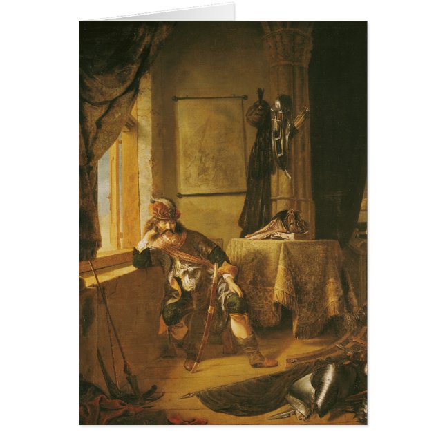 Un guerrero en pensamiento (Frente)