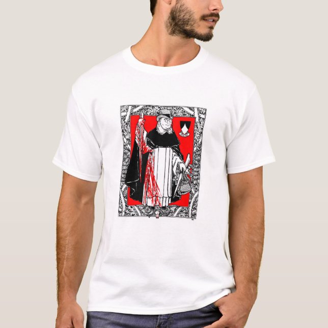 "Un hábito sangriento" cubre la camiseta de arte t (Anverso)