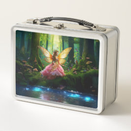 Un hada mágica en el bosque de bosques