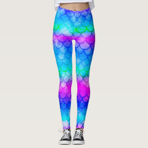 Un hermoso espectro de leggings de colores de sire