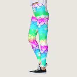 Un hermoso espectro de leggings de colores de sire