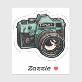 Un hermoso pegatina de cámara de alta calidad que 