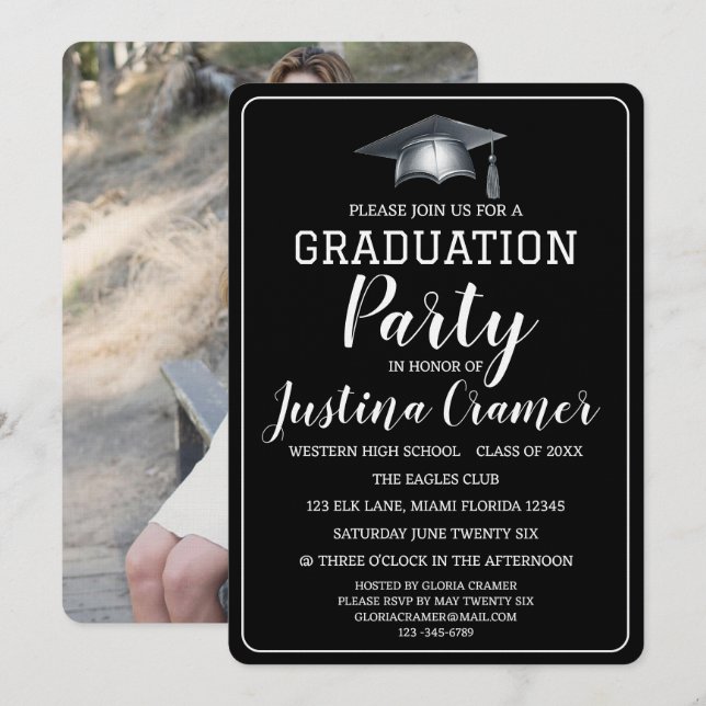 Un hito importante: Invitación fotográfica (Anverso / Reverso)