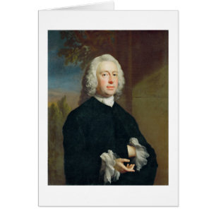 Un hombre desconocido en el negro, 1735 (aceite en