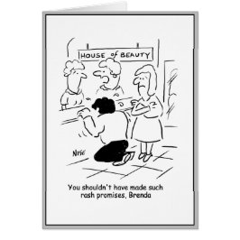 Un hombre en un salón de belleza está muy decepcio