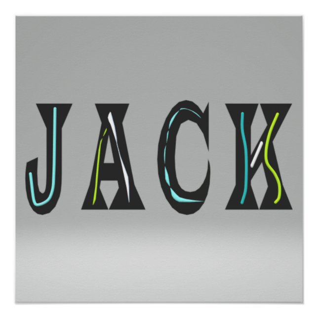 Un Hombre Llamado Jack Es Poster De Vuelta (Anverso)