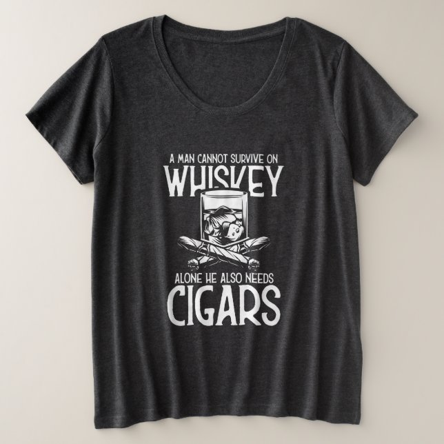 Un Hombre Que Ama Whiskey Y Cigar (Anverso del diseño)