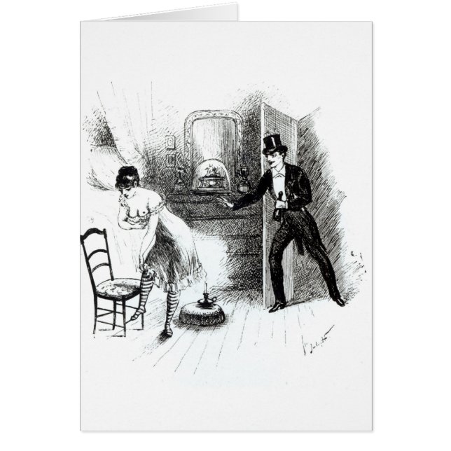 Un hombre que visita a una prostituta (Frente)