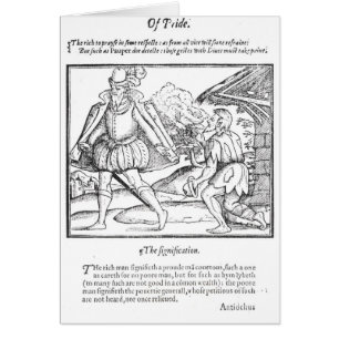 Un hombre rico desprecia a un mendigo desigual