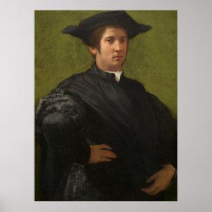 Un hombre - Rosso Fiorentino Póster de Arte Fino