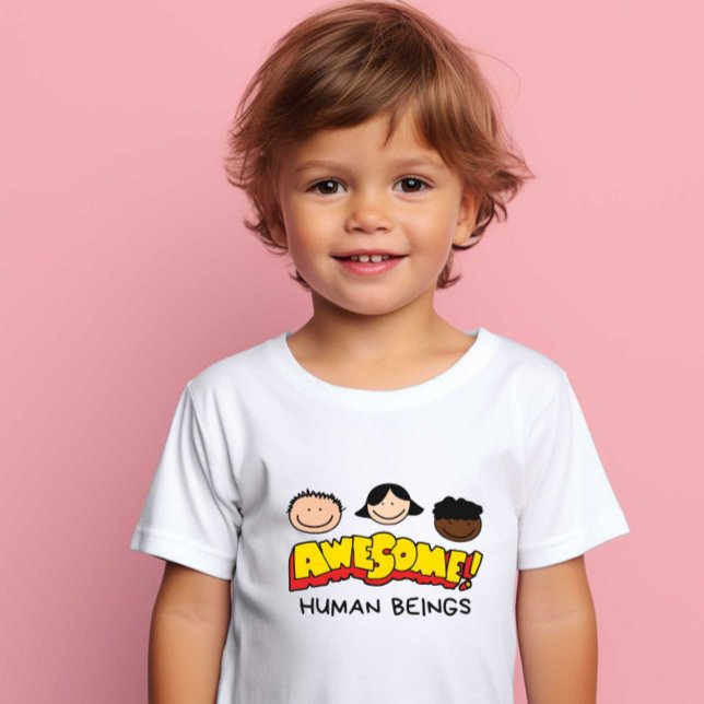 Un humano maravilloso, bebes, camisetas para niños (Subido por el creador)