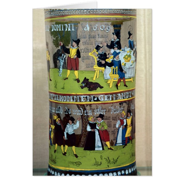 Un Humpen esmaltado alemán (Frente)