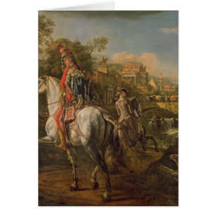 Un húsar a caballo, 1773