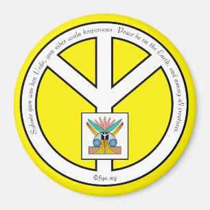Un imán de Deseo de Paz