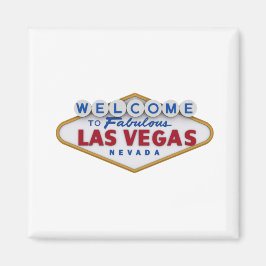 un imán de diseño fresco bienvenida a las vegas
