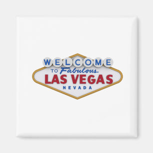 un imán de diseño fresco bienvenida a las vegas