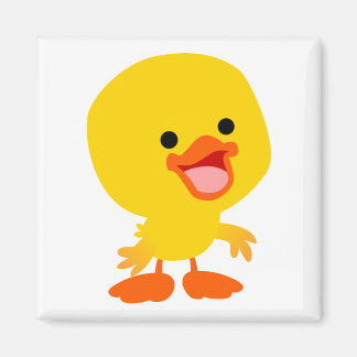 Un imán de duckling para Personalizado sonriente