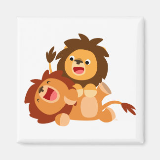 Un imán de leones Personalizados muy divertido