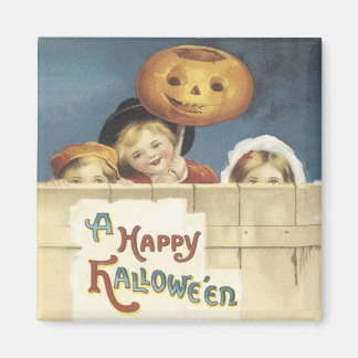 Un imán feliz de la época de Halloween