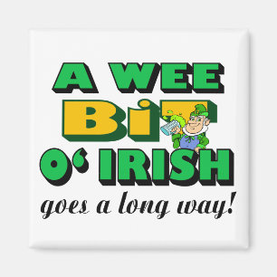 Un imán irlandés de wee bit
