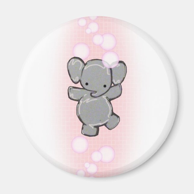 un imán para elefantes muy limpio (Frente)