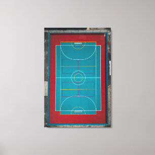 Un impresionante arte de básquetbol