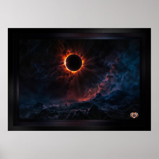 Un impresionante eclipse solar con arte de Xzendor (Frente)