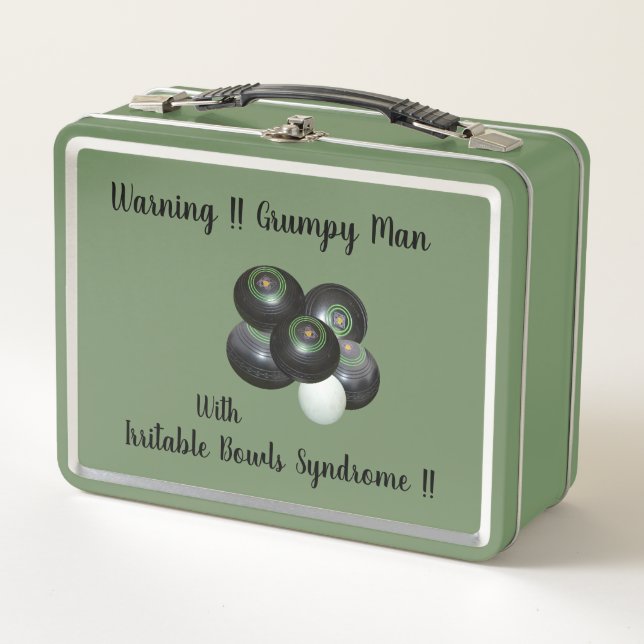 Un Irritable Hombre De Bolas De Césped, Metalizado (Anverso)