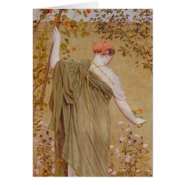 Un jardín de Albert Joseph Moore, retrato antiguo (Frente)