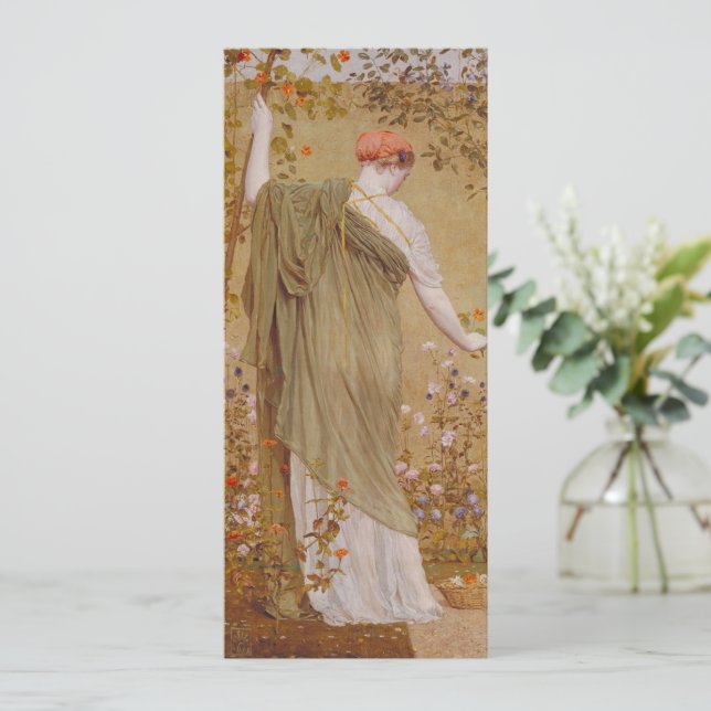 Un jardín de Albert Joseph Moore, retrato antiguo (Anverso de pie)