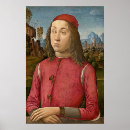 Un joven - Cartel de arte fino de Domenico del Maz