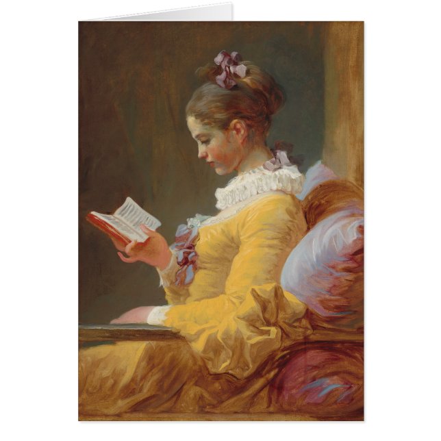 Un joven Chica leyendo, The Reader de J. Fragonard (Frente)