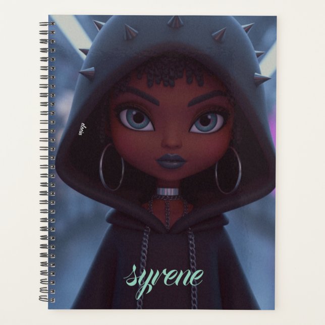 Un joven chica planificador de aventuras diario (Anverso)