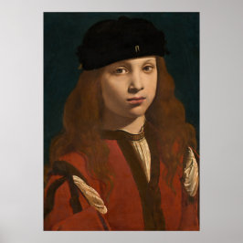 Un joven - Giovanni Boltraffio cartel de arte fino