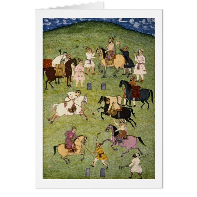 Un juego del polo, del álbum grande de Clive (Frente)