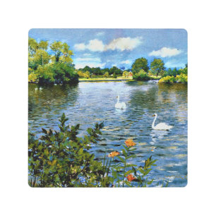 Un lago de Long Island, arte de primera,