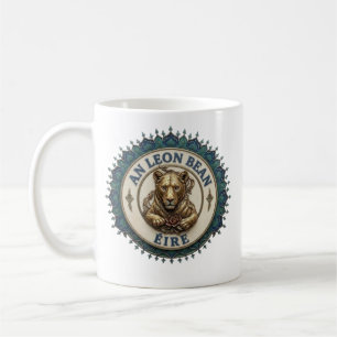 Un Leon Bean. Taza de café de Irlanda