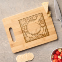 Un lienzo culinario: la tabla de cortar madera de 